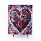 Rose Heart Shower Curtain