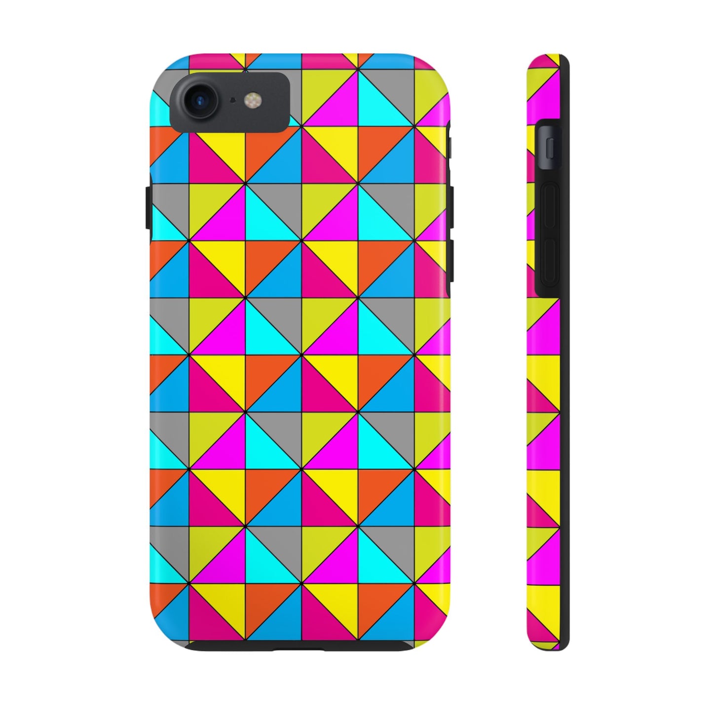 Colorful Geometric Pattern Case Mate Tough Phone Cases