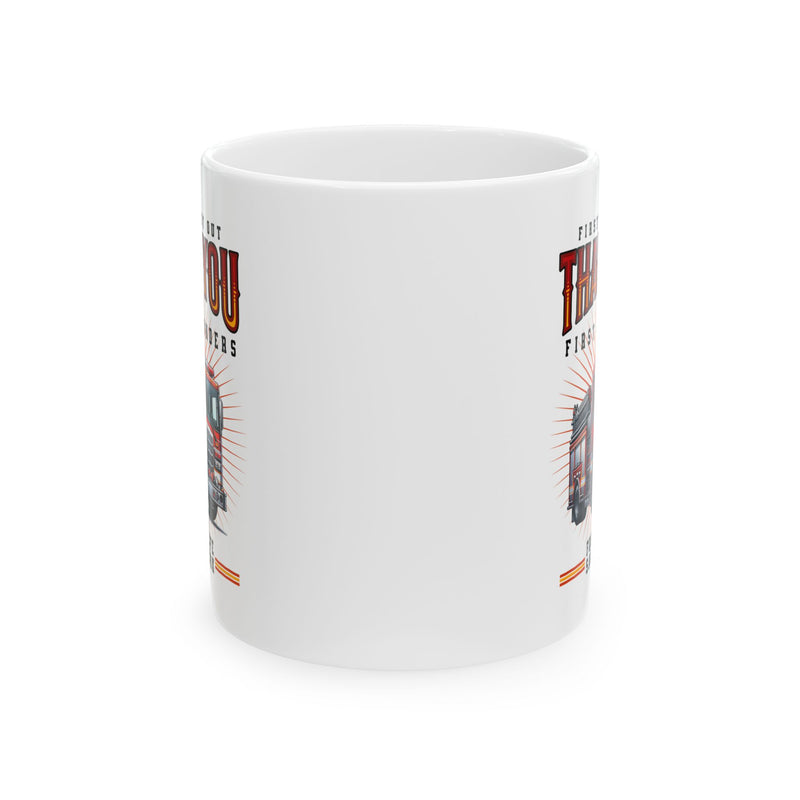 Thank You First Responders Coffee Mug