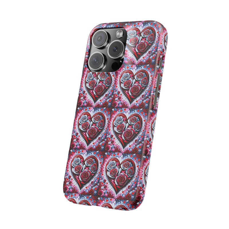 Rose Heart - Slim Phone Case