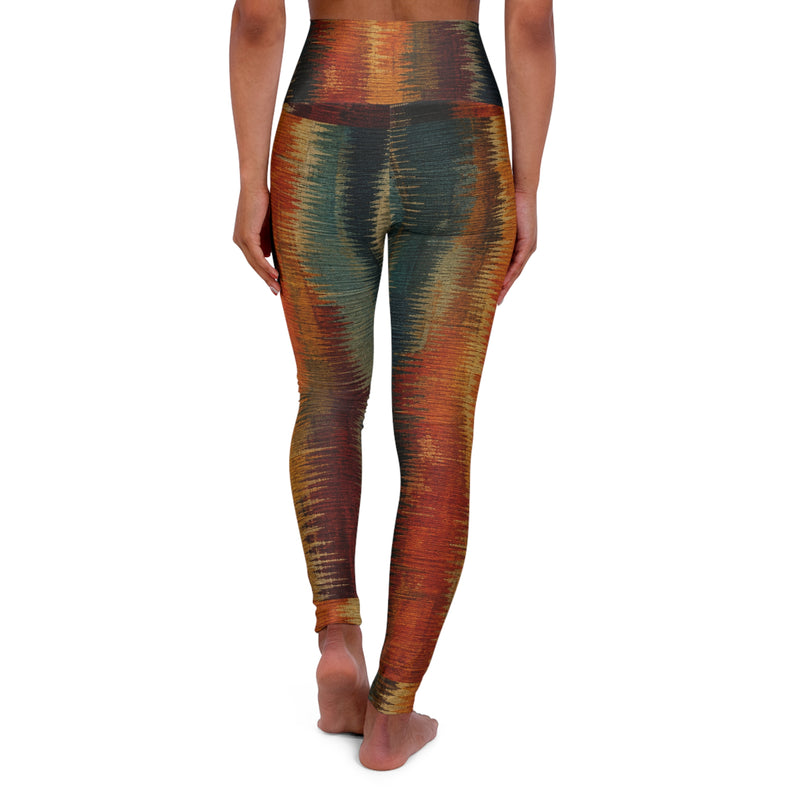 Abstract Paint High Waisted Yoga Leggings (AOP)