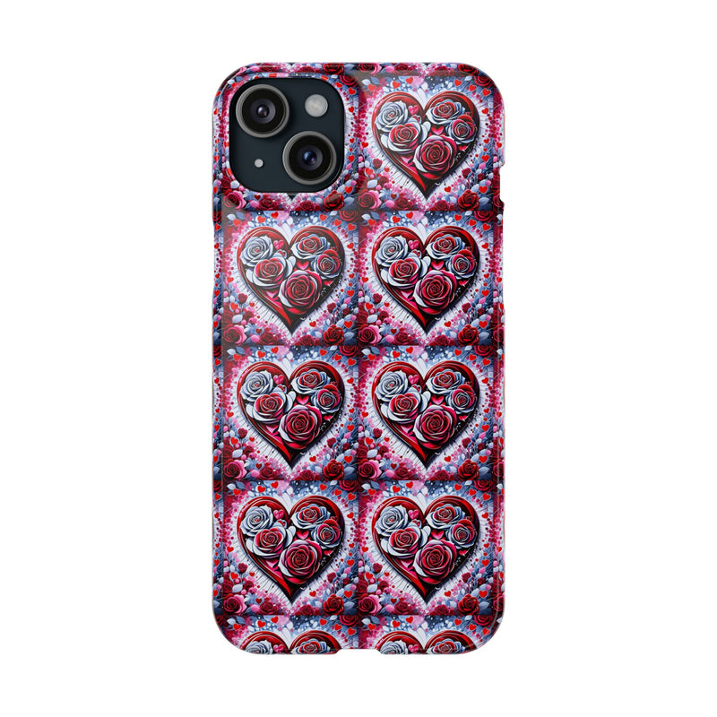 Rose Heart - Slim Phone Case