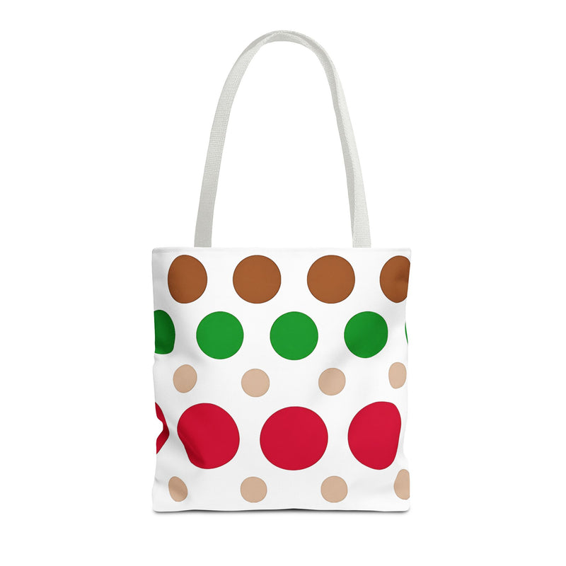Colorful Polka Dot Tote Bag