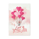 Love is in The Air - Romantic Canvas Wall Art Stretched, 0.75"