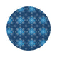Magical Holiday Snowflake Round Rug