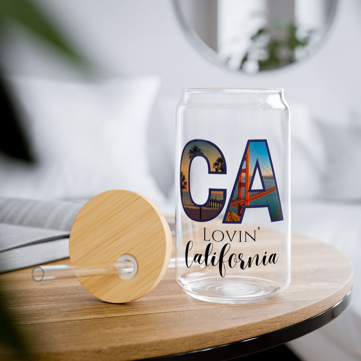 Lovin' California Sipper Glass, 16oz