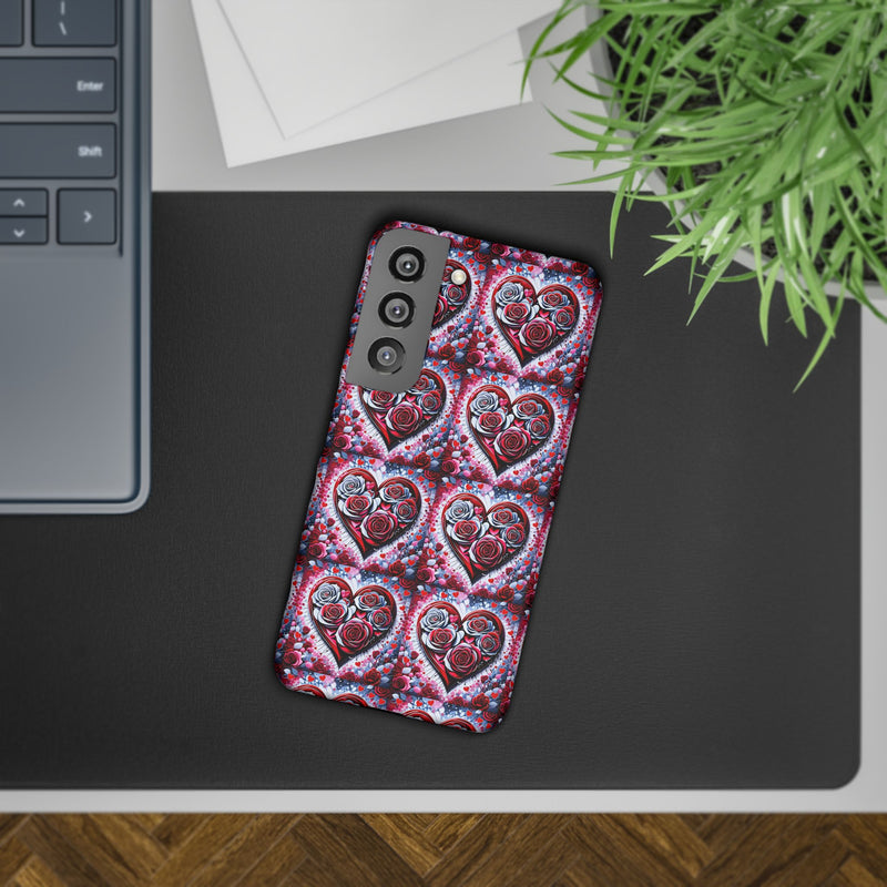 Rose Heart - Slim Phone Case