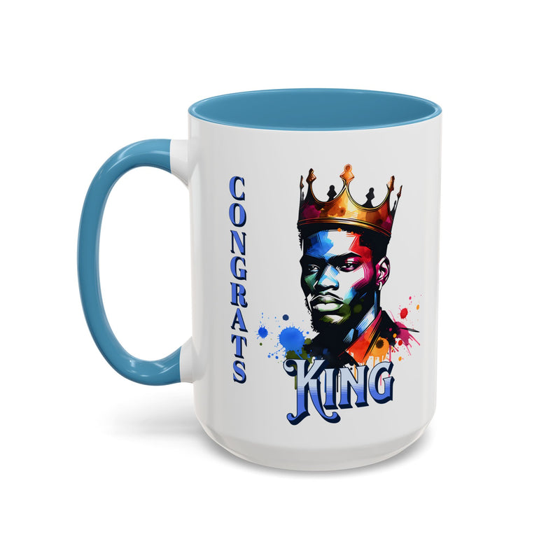 Congrats King Accent Coffee Mug (11, 15oz)