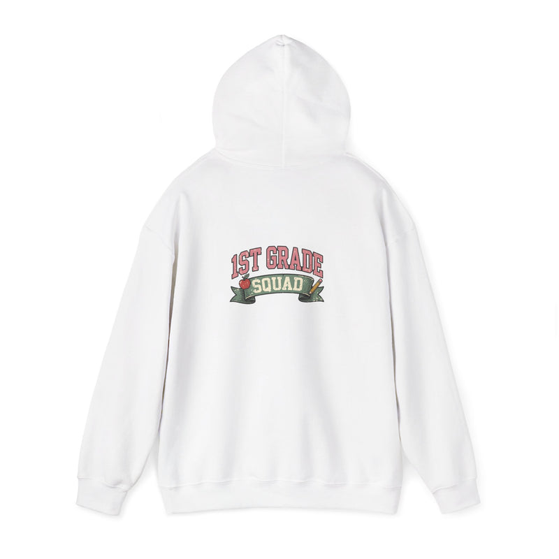 Personalized 1st Grade Squad Hoodie | Custom Name Teacher Gift