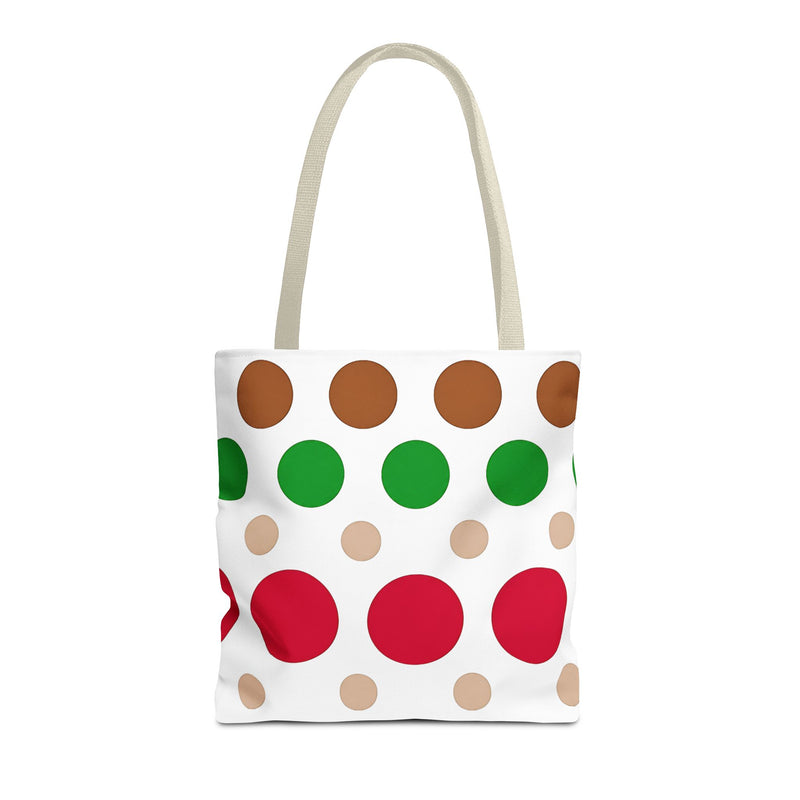 Colorful Polka Dot Tote Bag