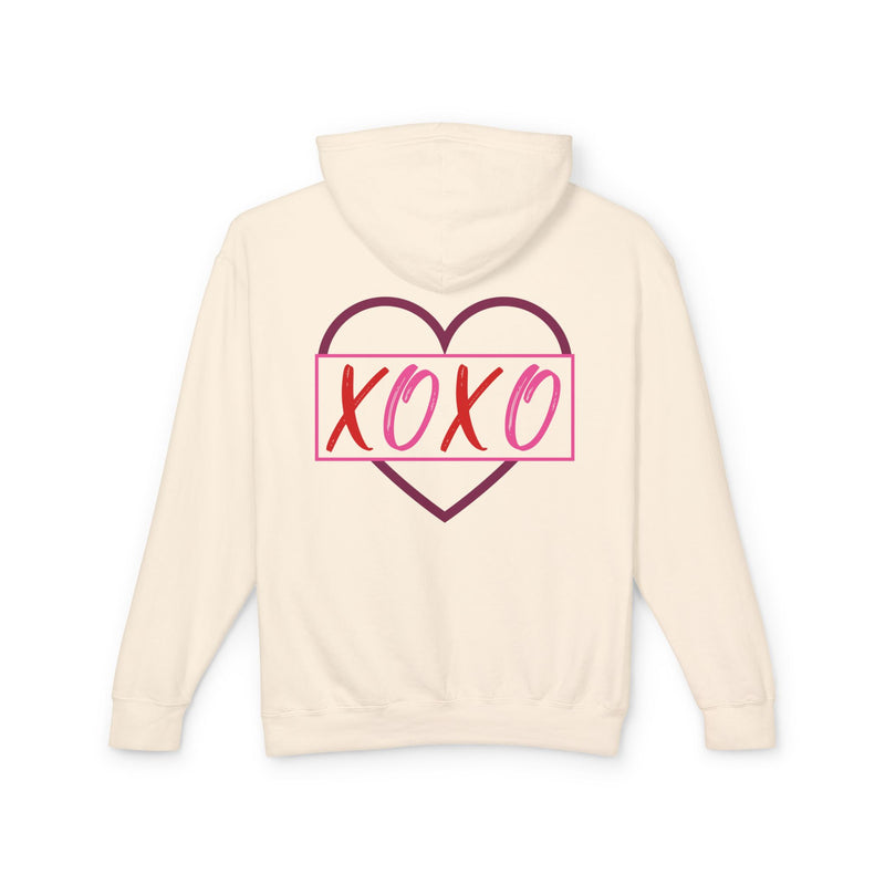 XOXO Romantic Unisex Lightweight Hooded Sweatshirt