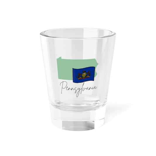 Pennsylvania State Design Shot Glass 1.5oz