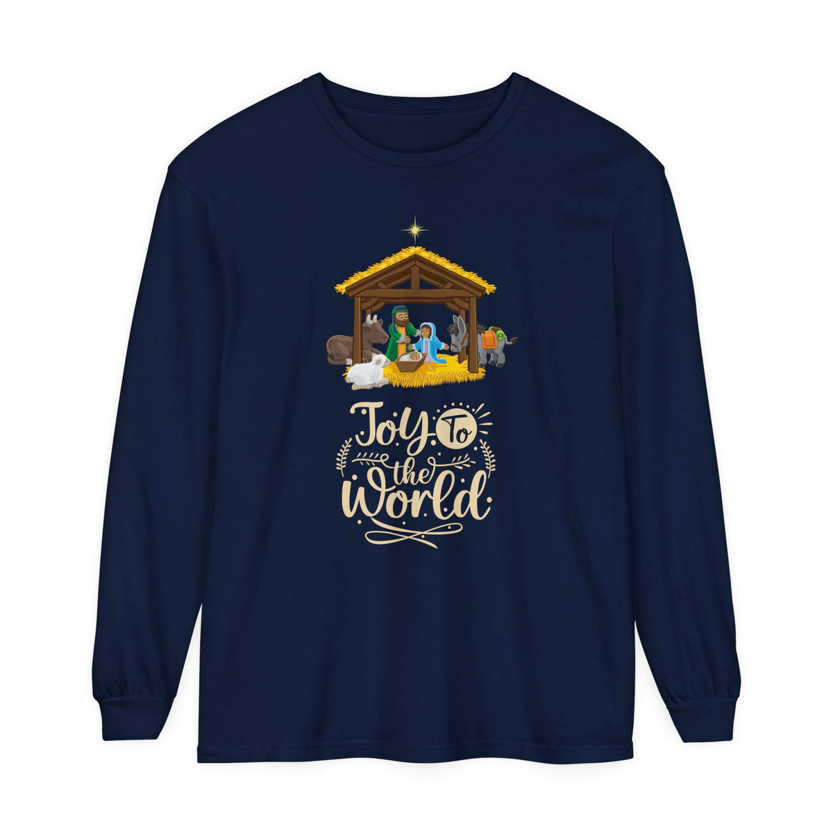 Joy to The World - Christmas Long Sleeve T-Shirt