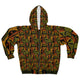 Abstract Shapes Unisex Zip Hoodie (AOP)