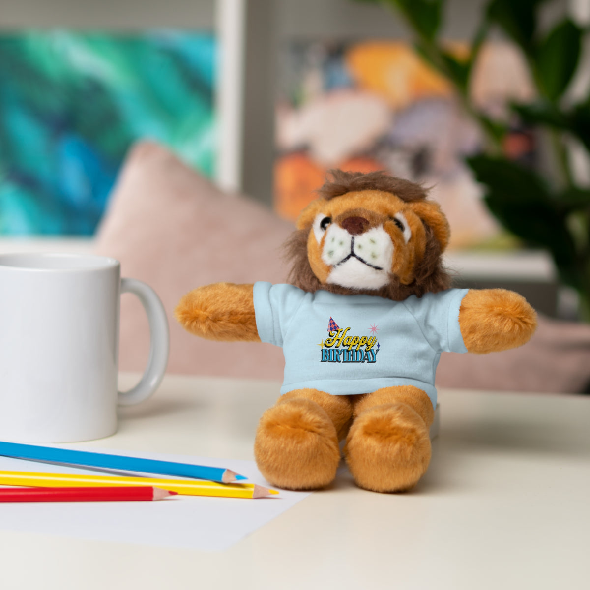 Happy Birthday -  Stuffed Animals with Tee