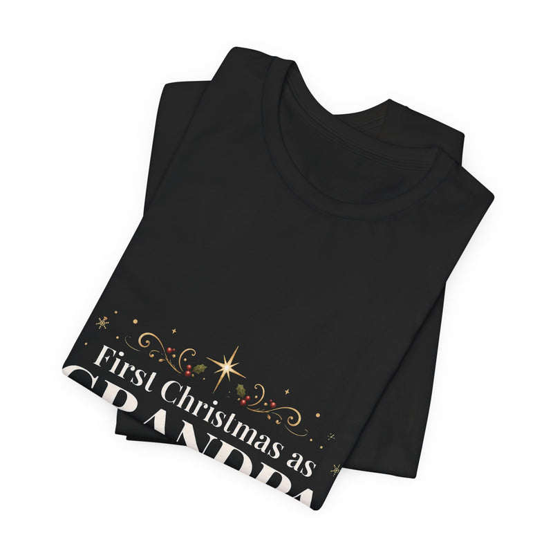First Christmas as Grandpa T-Shirt | First Time Grandpa Christmas Gift