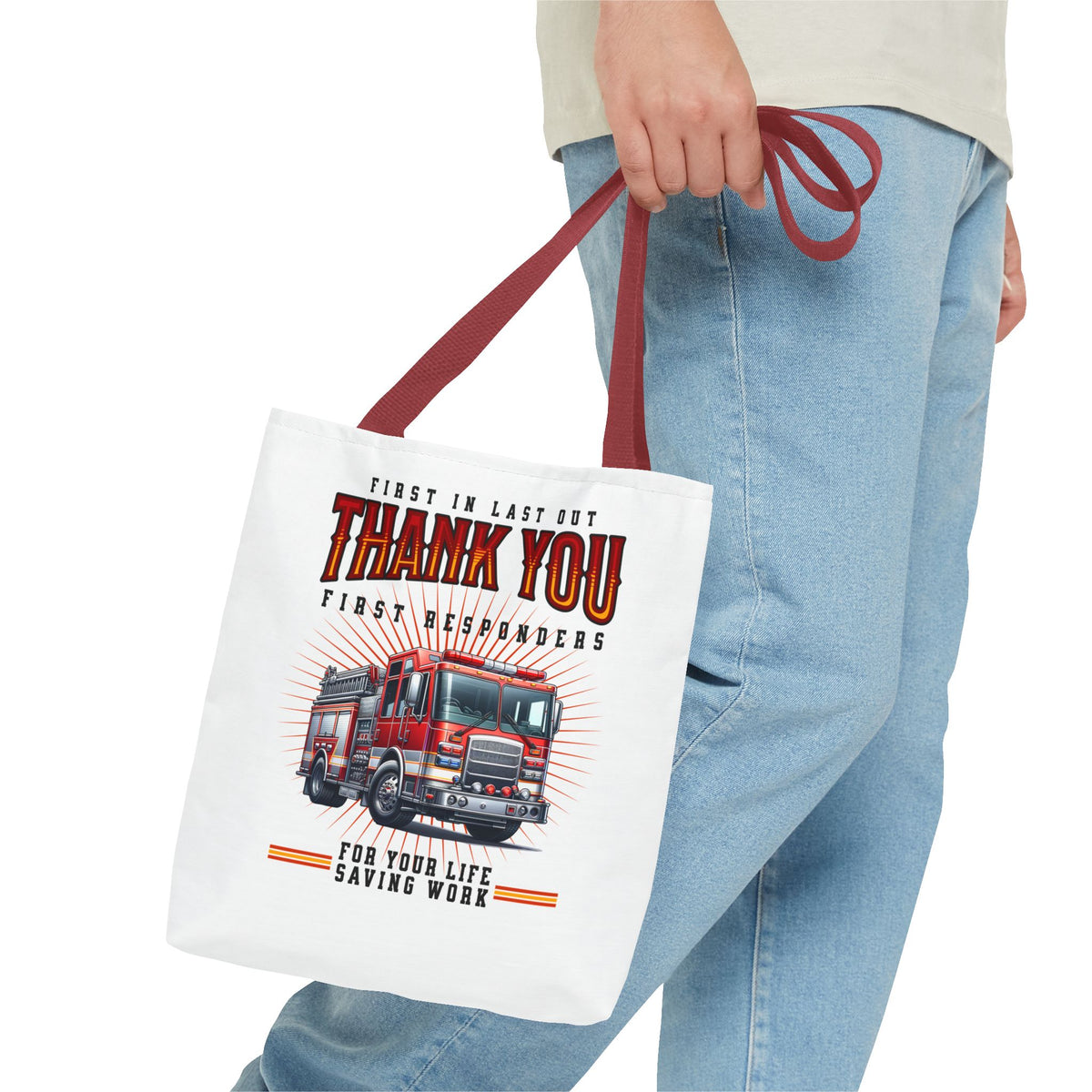 Thank You First Responders Tote Bag