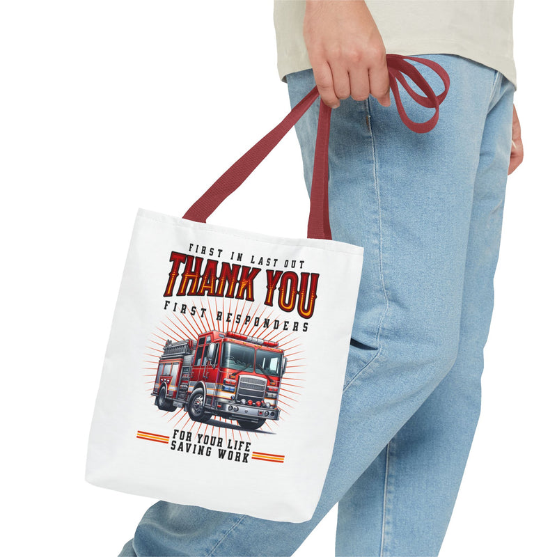 Thank You First Responders Tote Bag