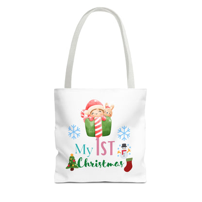 My 1st Christmas Tote Bag - Baby's First Christmas Gift