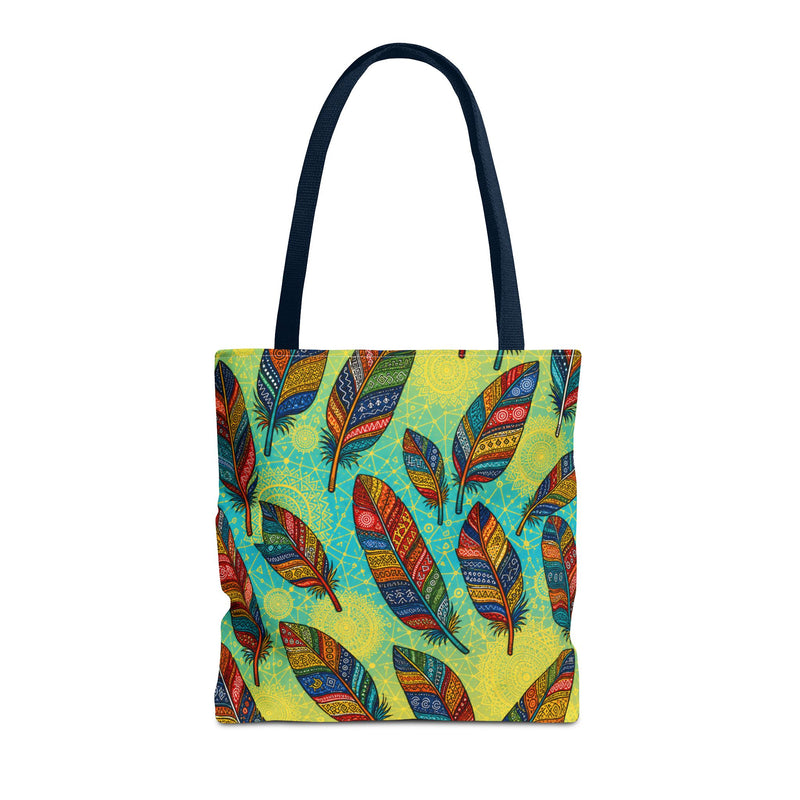 Boho Feathers Tote Bag (AOP)