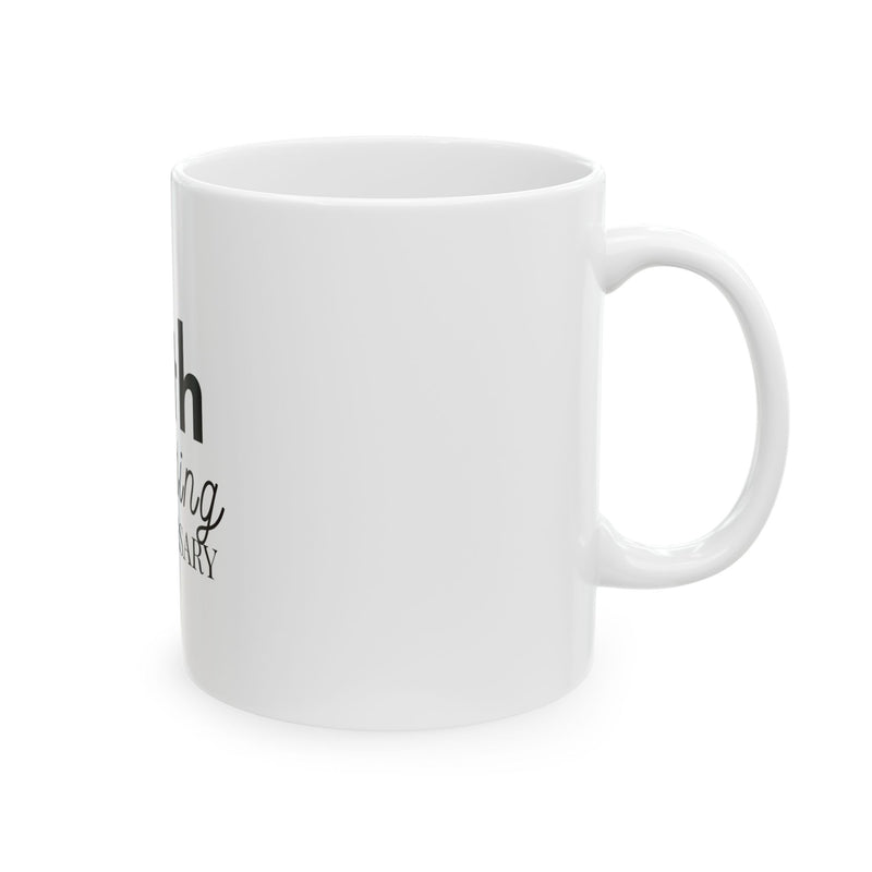 10th Wedding Anniversary Mug 11oz - Anniversary Gift for Couples
