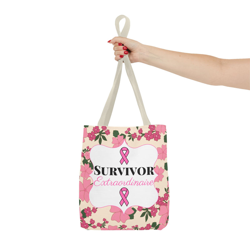 Survivor Extraordinaire - Breast Cancer Survivor Tote Bag