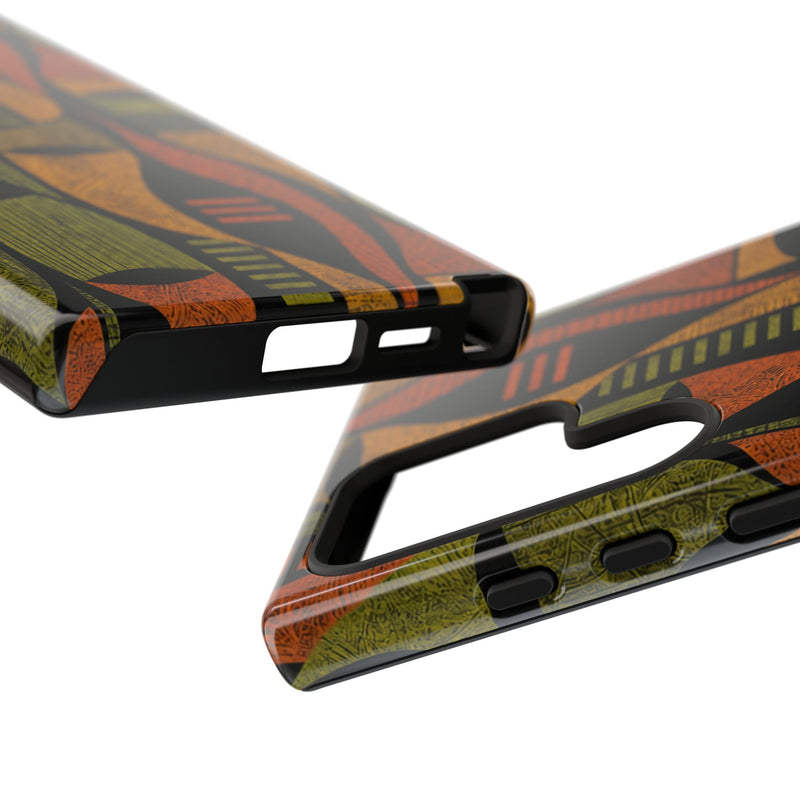 Geometric African-Inspired Tough Phone Case
