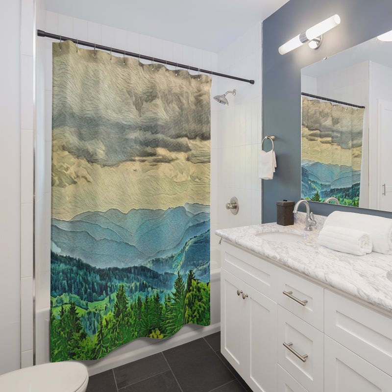 Forest Landscape Shower Curtain