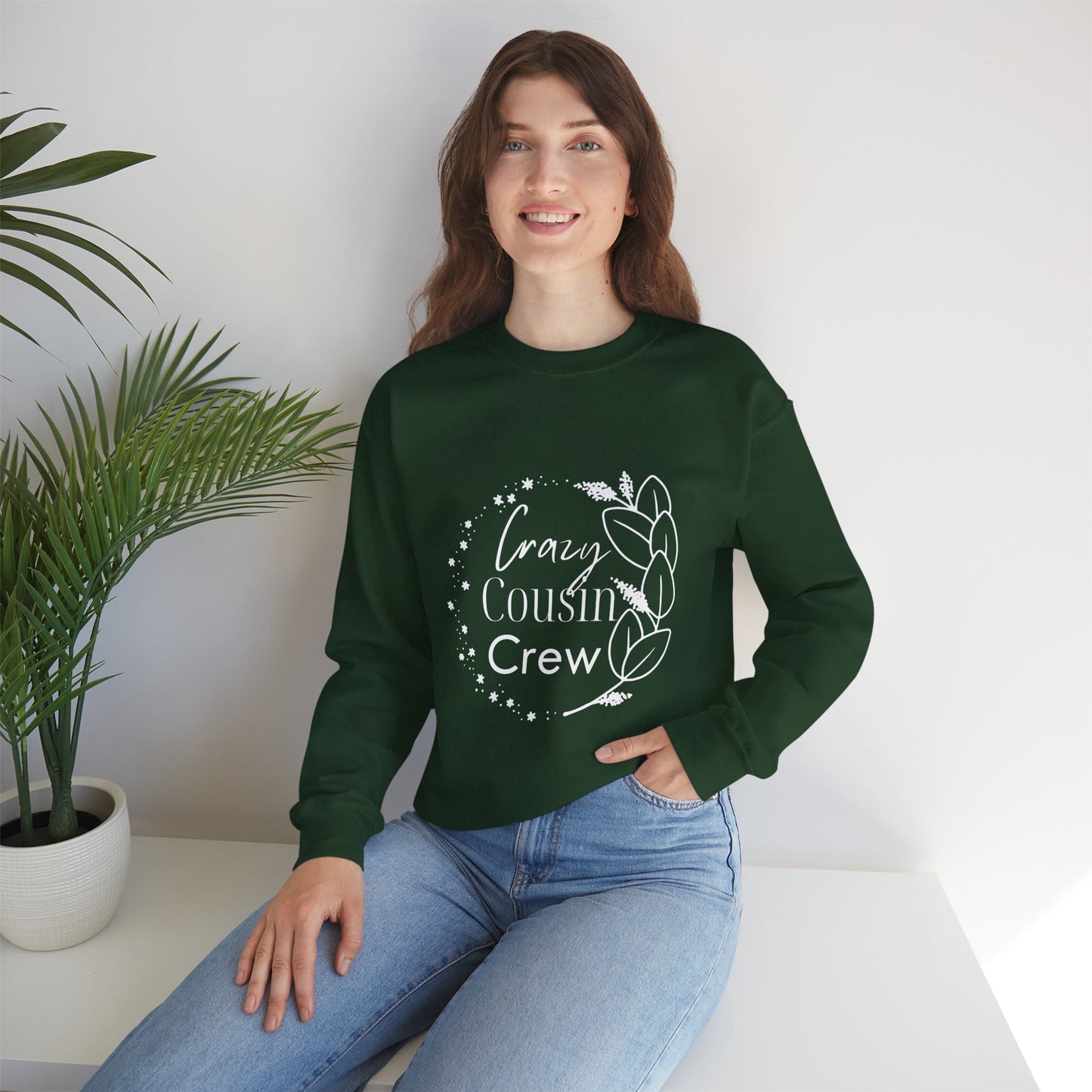 Crazy Cousin Crew - Family Reunion Unisex Heavy Blend™ Crewneck Sweatshirt