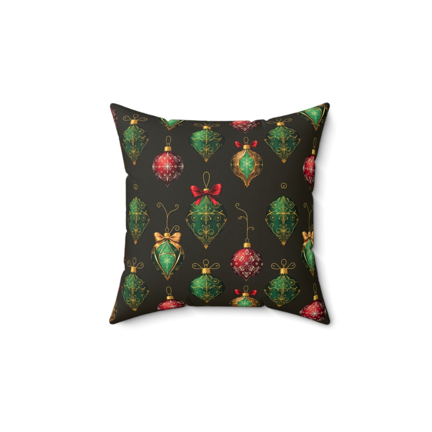 Christmas Ornament Square Pillow