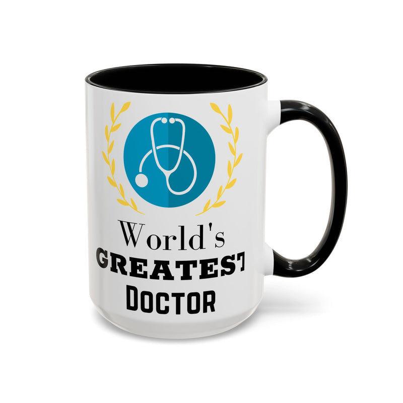 World's Greatest Doctor Accent Coffee Mug - Doctor Gift