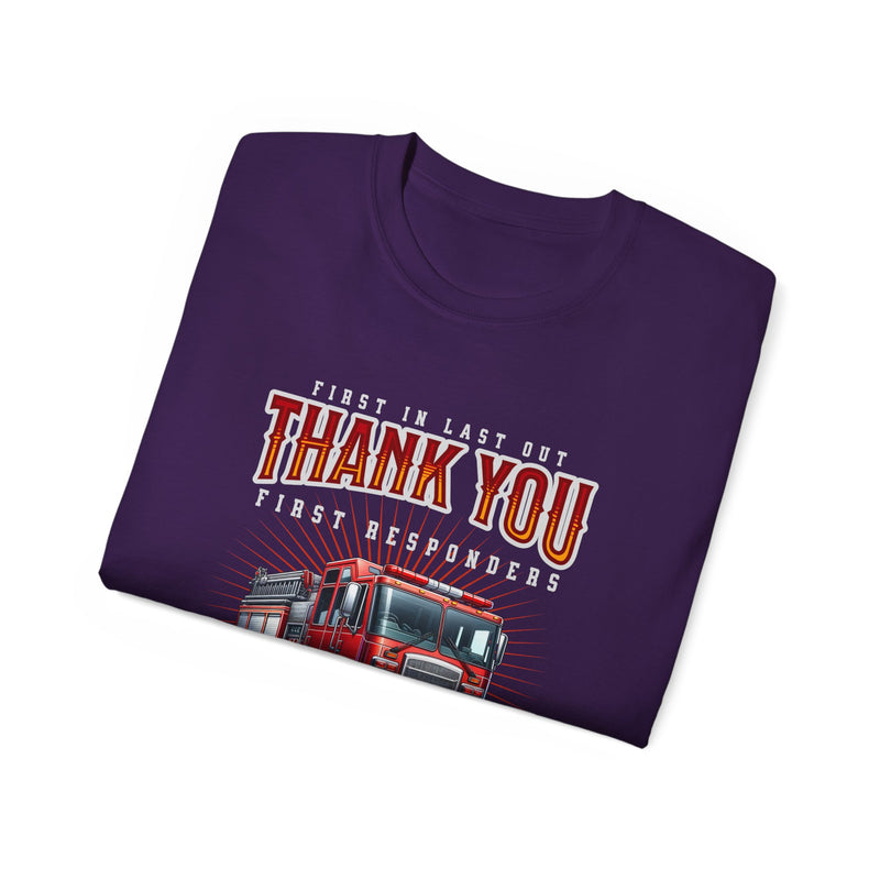 Thank You First Responders Unisex Ultra Cotton T-Shirt