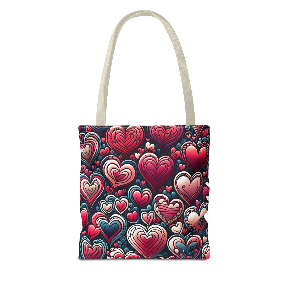 Decorative Heart Pattern - Romantic Tote Bag