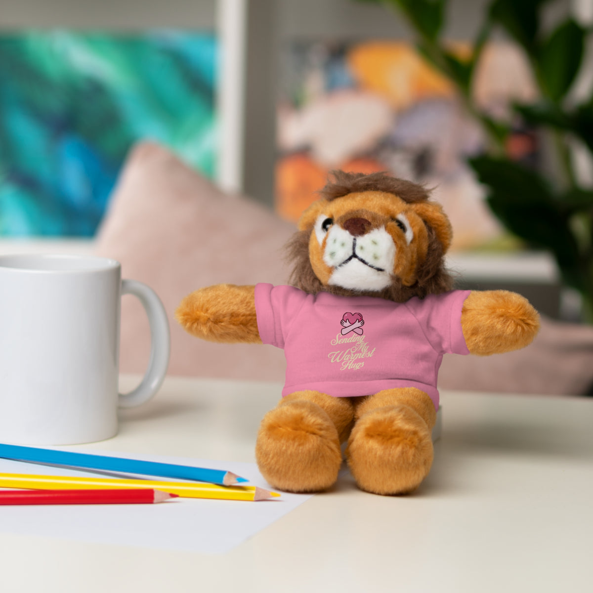 Sending My Warmest Hugs - Sympathy Stuffed Animals with Tee