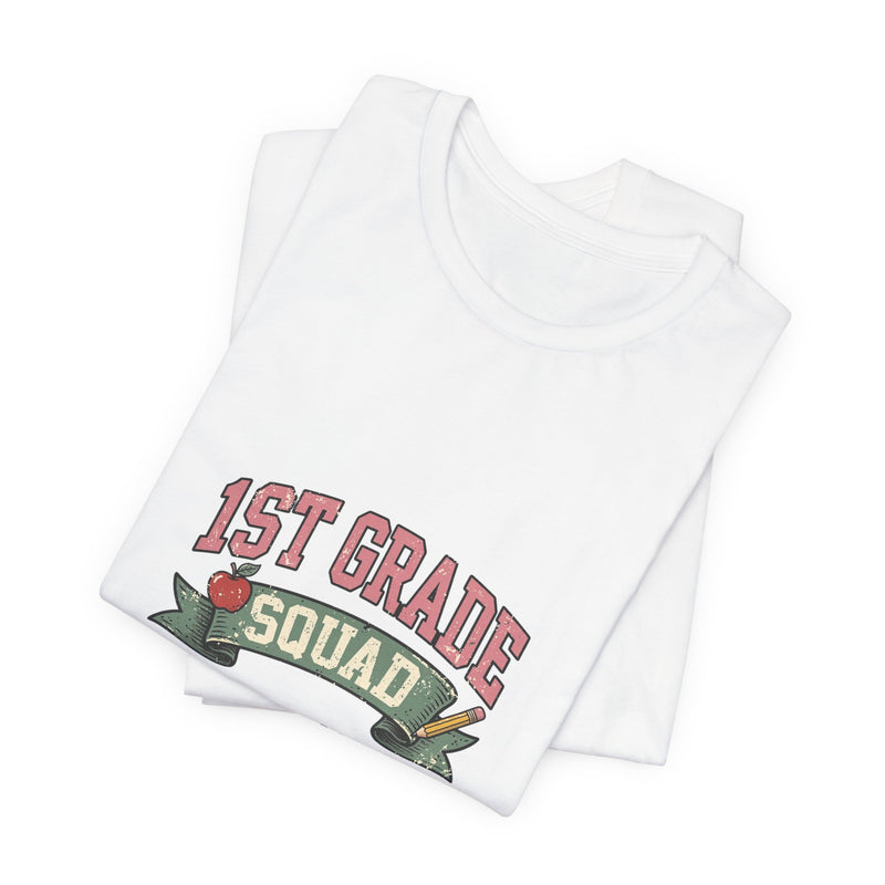 Personalized 1st Grade Squad T-Shirt | Custom Name Teacher Gift