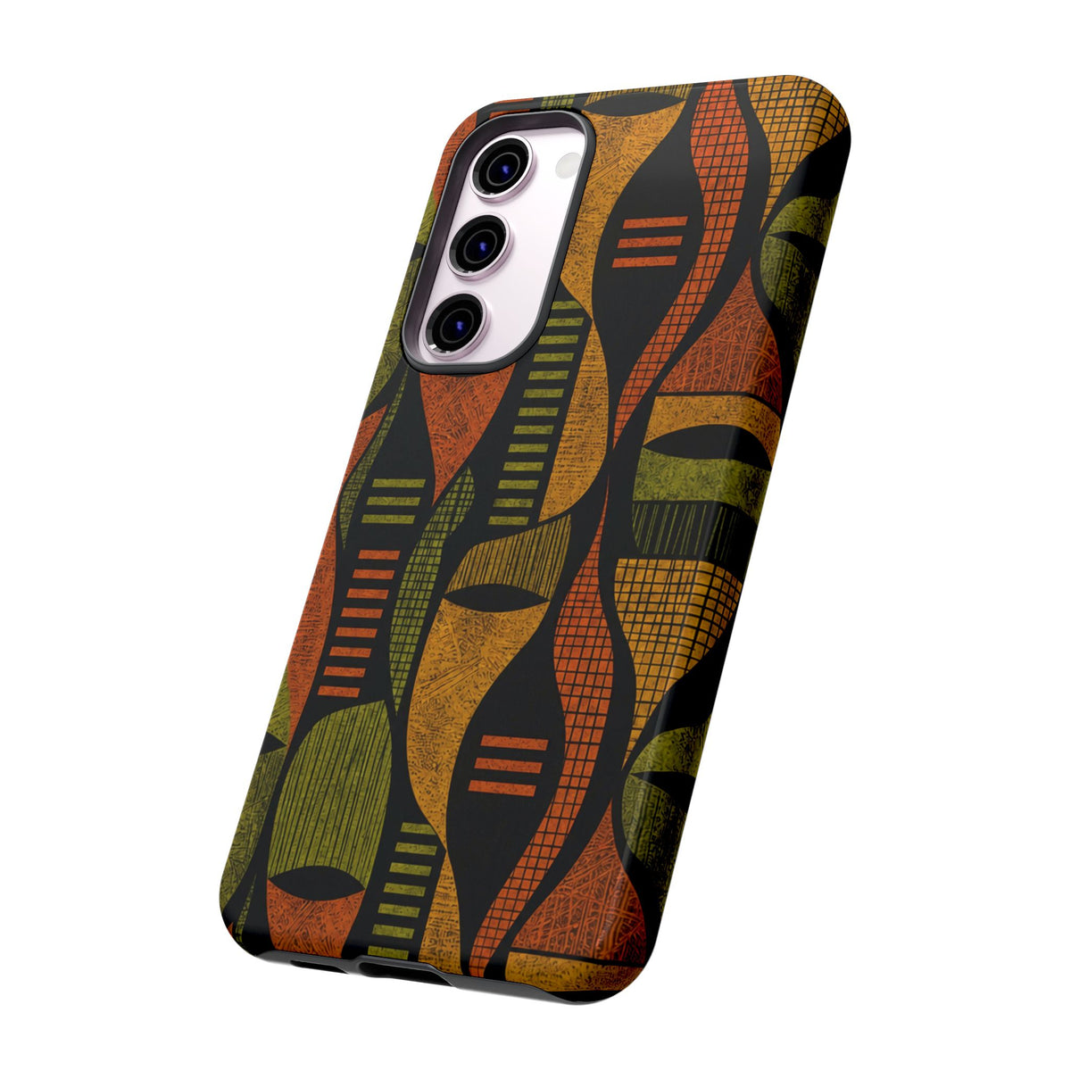 Geometric African-Inspired Tough Phone Case