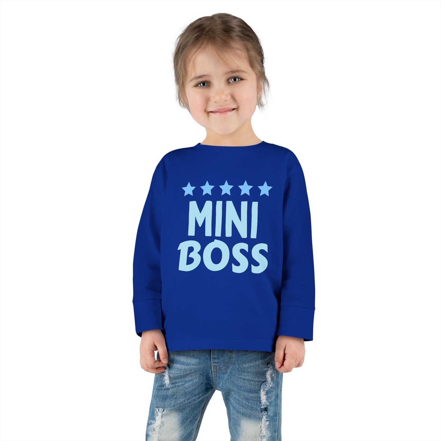 Mini Boss Toddler Long Sleeve Tee