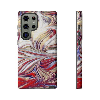 Abstract Acrylic Swirl Tough Cases