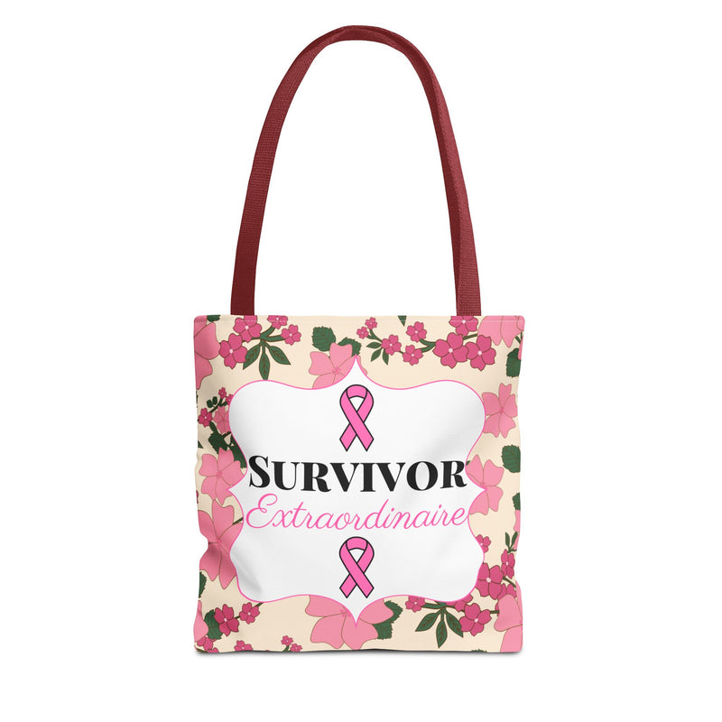 Survivor Extraordinaire - Breast Cancer Survivor Tote Bag