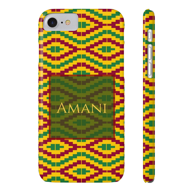 Amani (Peace) Case Mate Slim Phone Cases