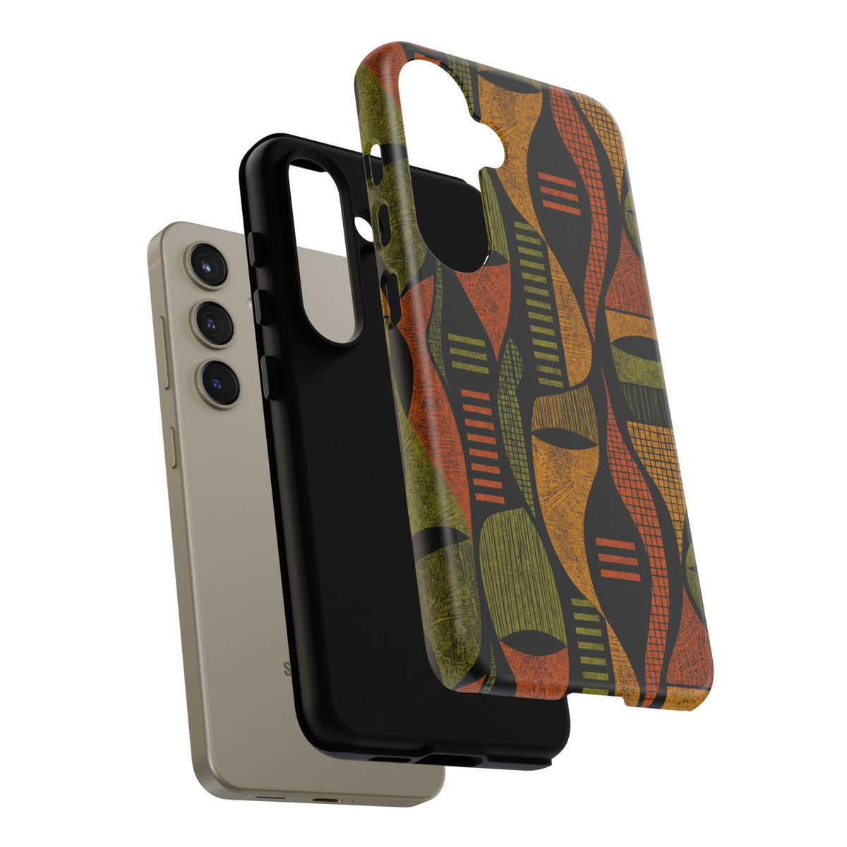 Geometric African-Inspired Tough Phone Case