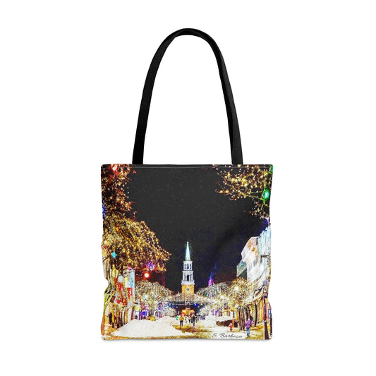 Christmas on Main Street Tote Bag