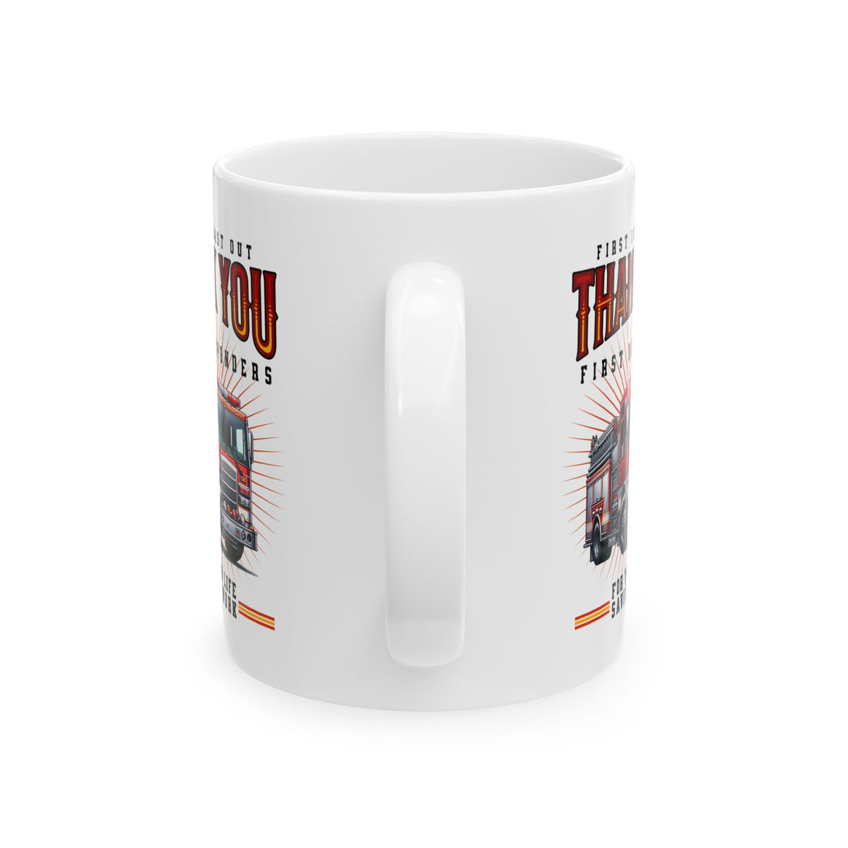 Thank You First Responders Coffee Mug