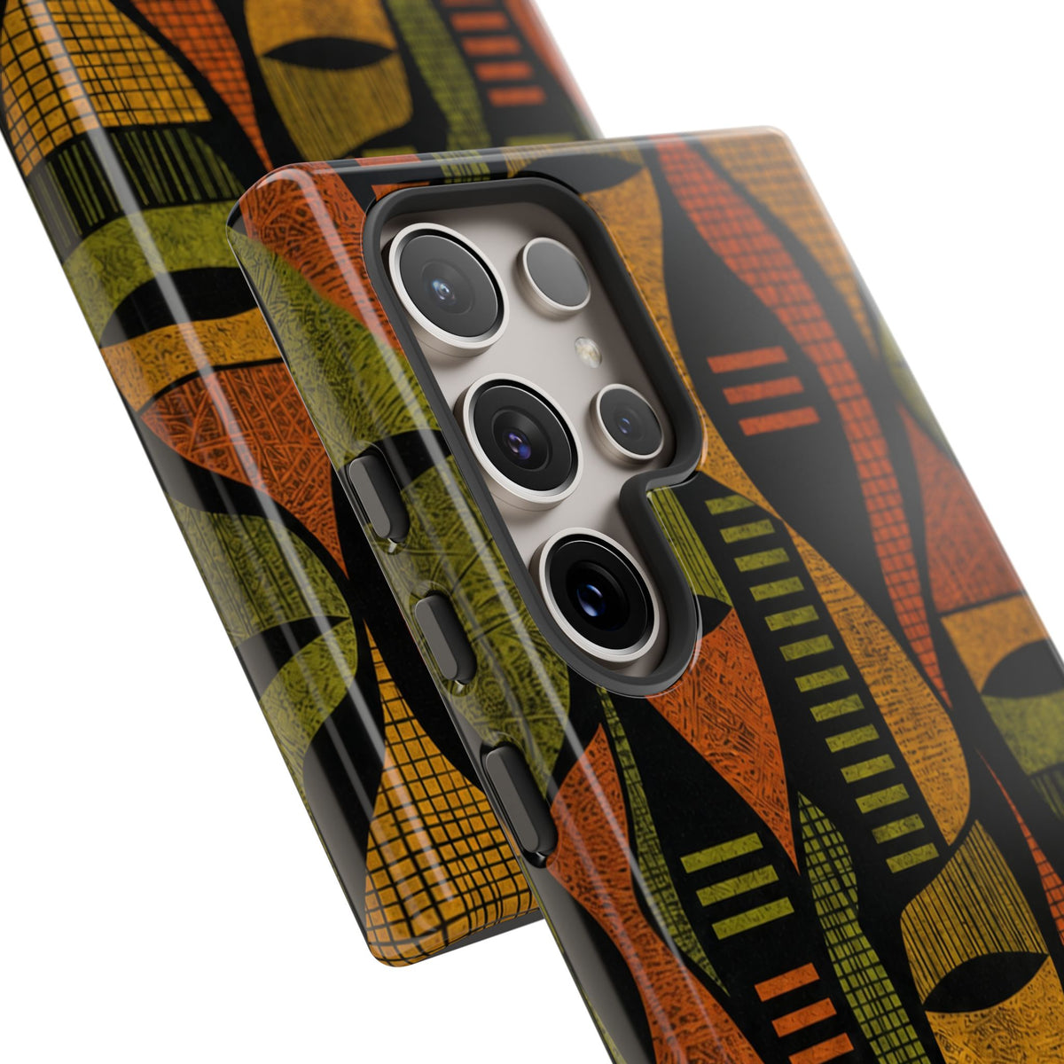 Geometric African-Inspired Tough Phone Case