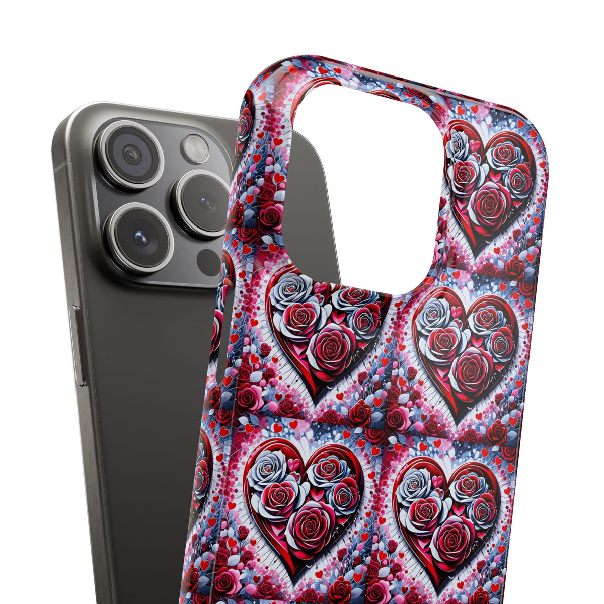 Rose Heart - Slim Phone Case