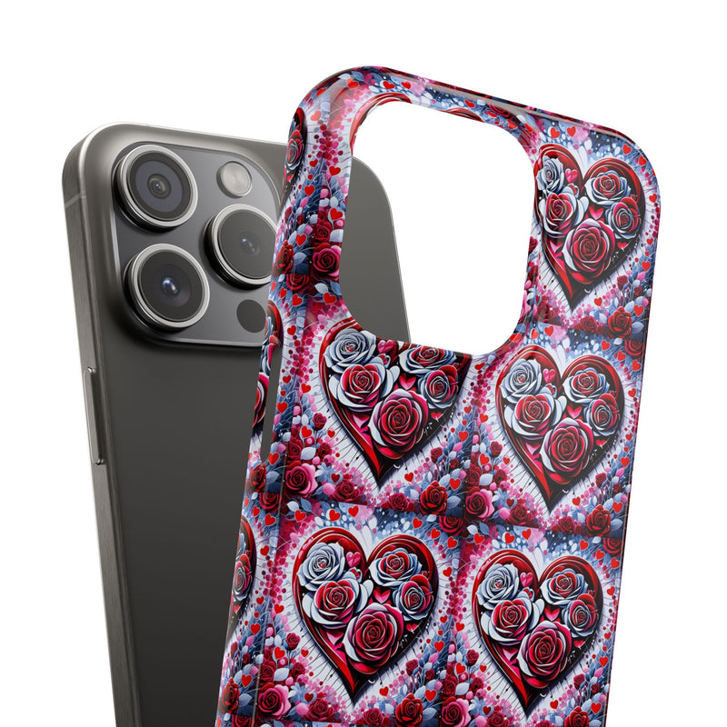 Rose Heart - Slim Phone Case