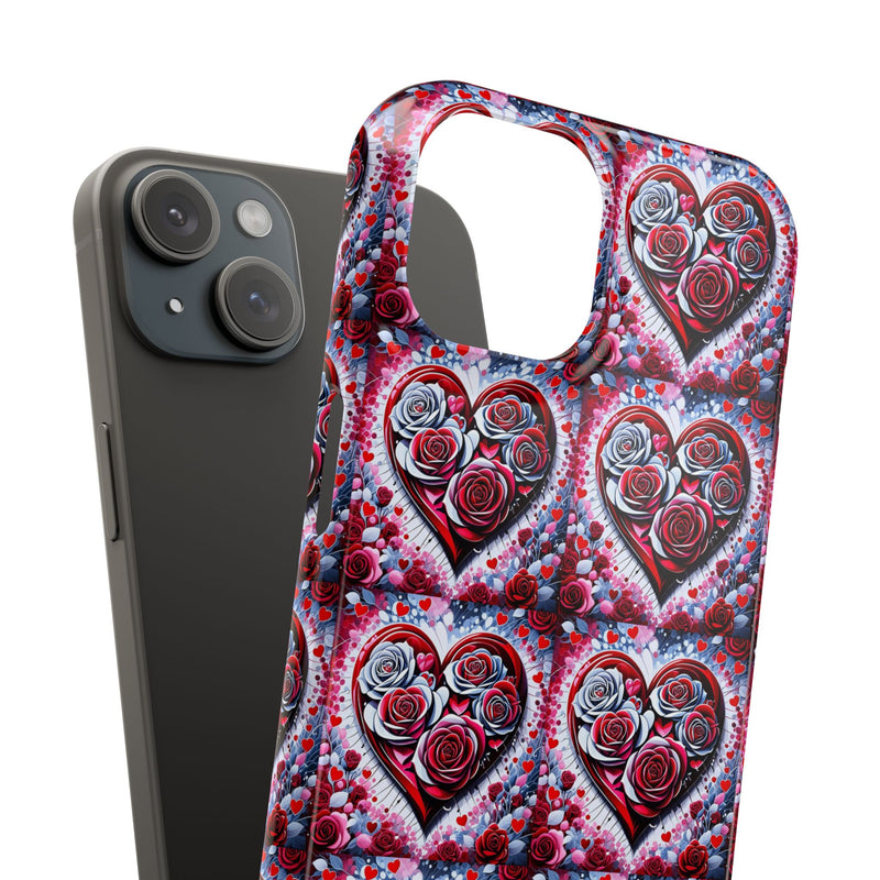 Rose Heart - Slim Phone Case