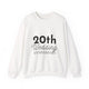 20th Wedding Anniversary Sweatshirt - Anniversary Gift for Couples