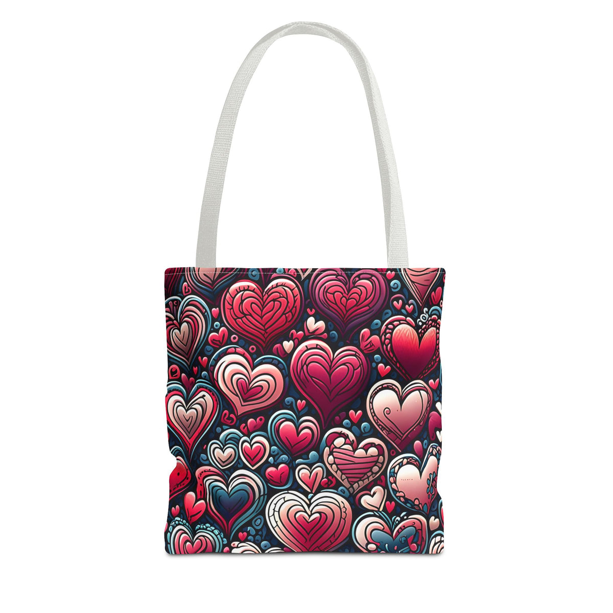 Decorative Heart Pattern - Romantic Tote Bag