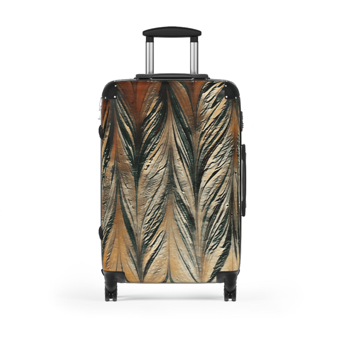 Acrylic Painting Abstract Design Suitcase